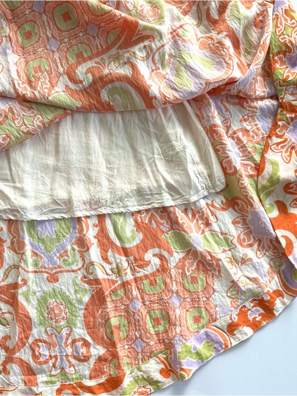 Maeve by Anthropologie Printed V-Neck Tunic Dress | XL Petite | GUC - Picture 15 of 16